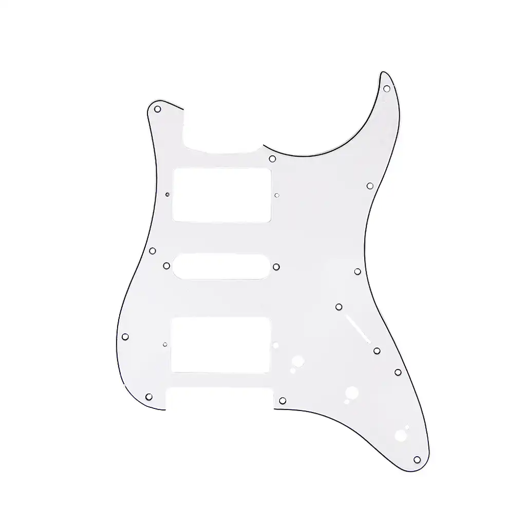Guitar Pickguard 11 Hole Hsh White For Electric Guitar Parts Aliexpress