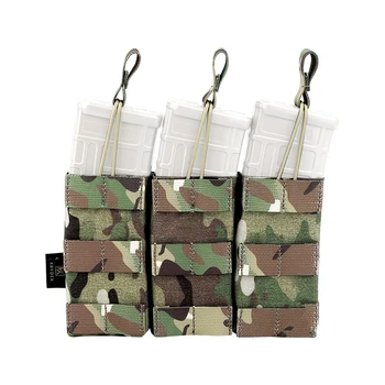 

Krydex Modular Tactical Hunting Triple Magazine Pouch 556 MOLLE Magazine Carrier for Outdoor Airsoft Gel Ball 2020