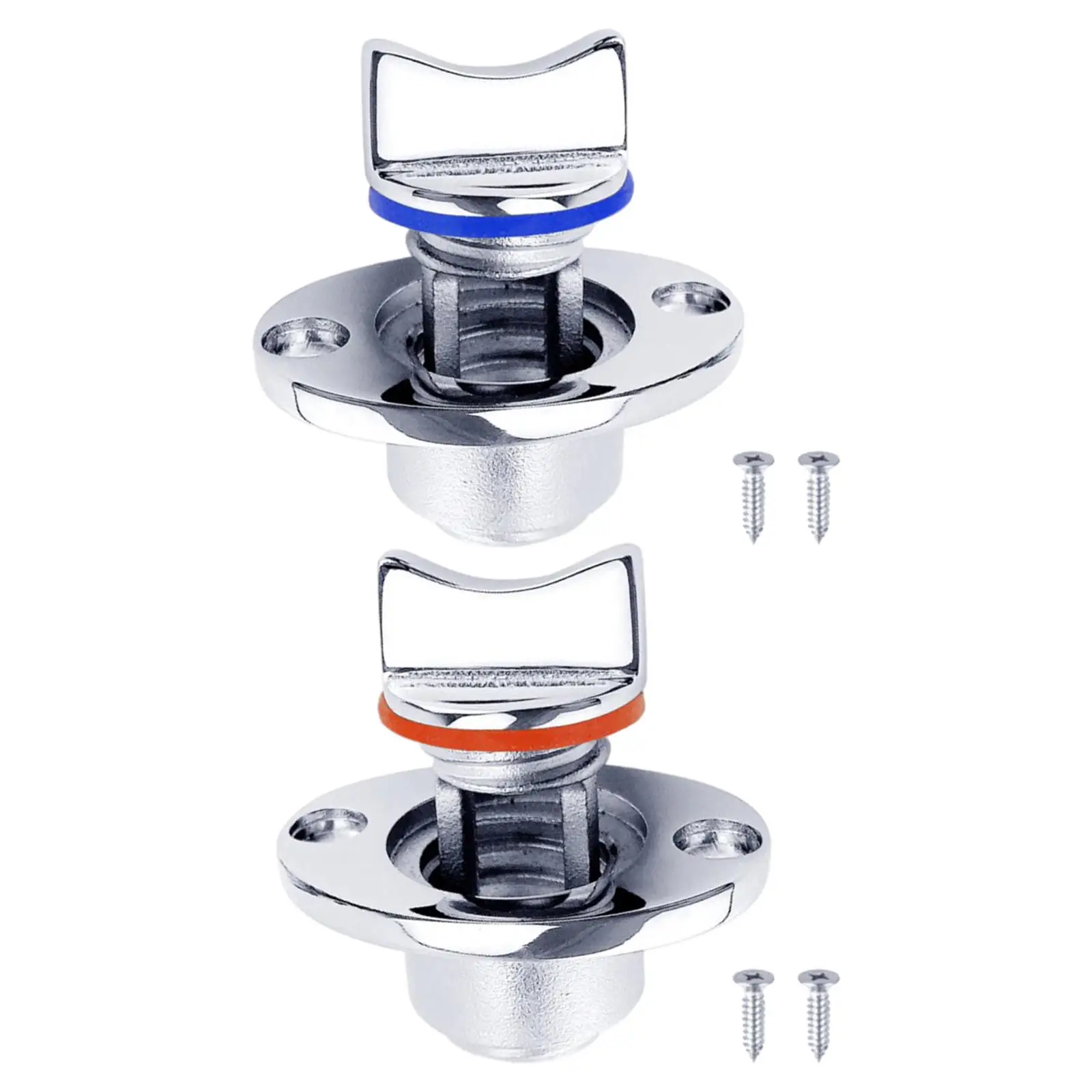 Boat Drain Plug Oval Waterproof 316 Stainless Steel Fit For 1'' Hole 3/