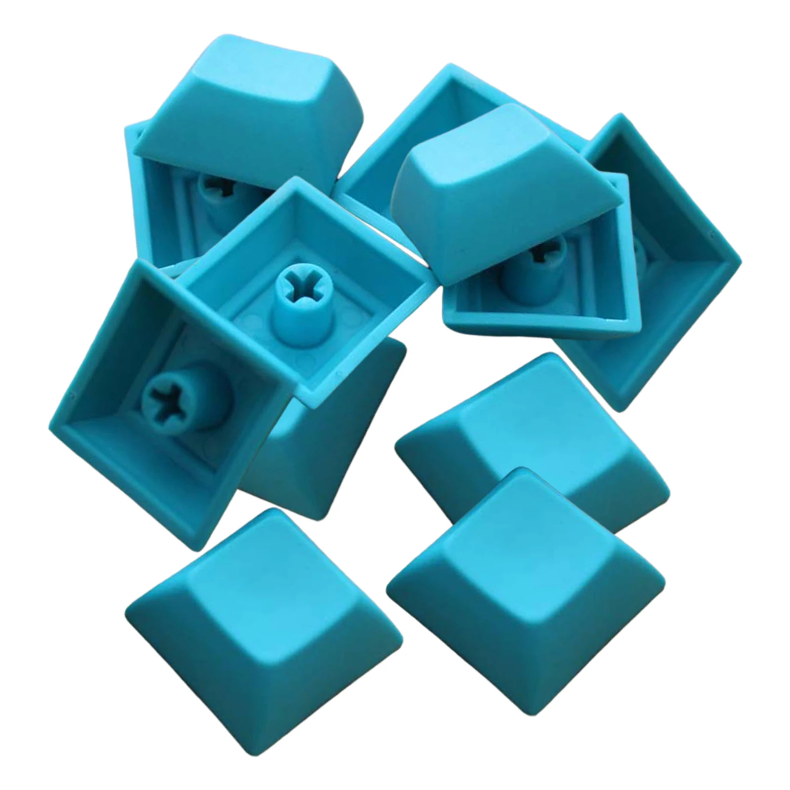 12 개/대 PBT DSA Keycaps Blank 인쇄 된 7.42mm 게임용 기계식 키보드, 촉각 느낌이 부드럽습니다.