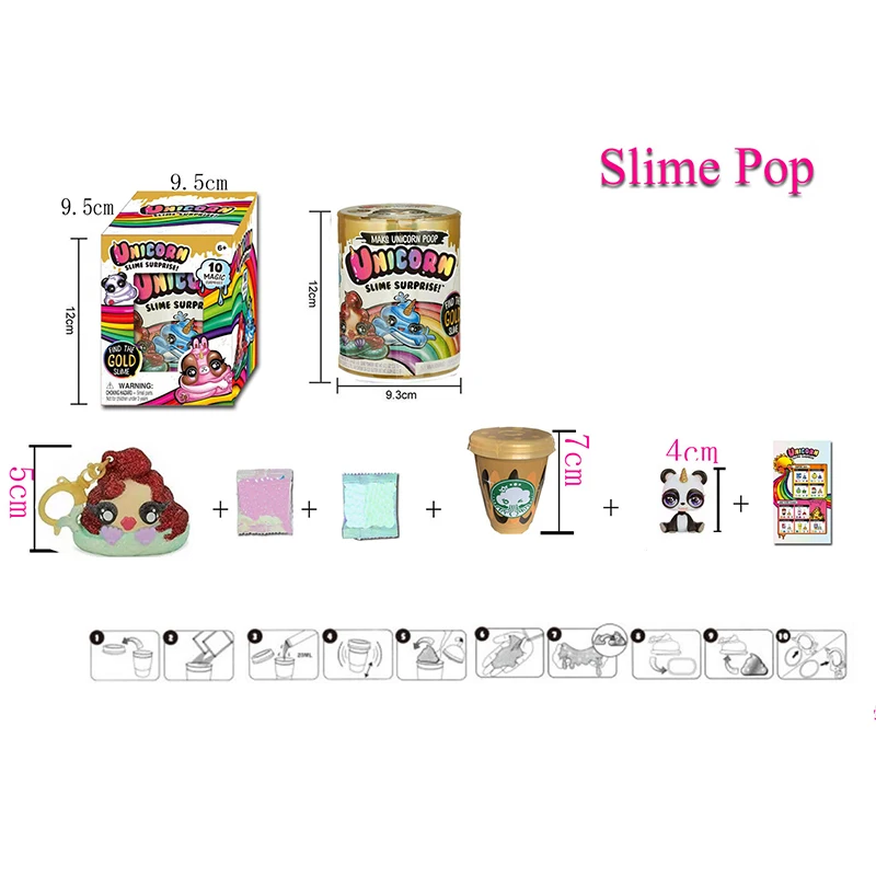 Декомпрессионные игрушки Poopsie Slime Unicorne жестяные сверкающие игрушки Poopsie Slime Licorne Unicorne мягкие игрушки для снятия стресса