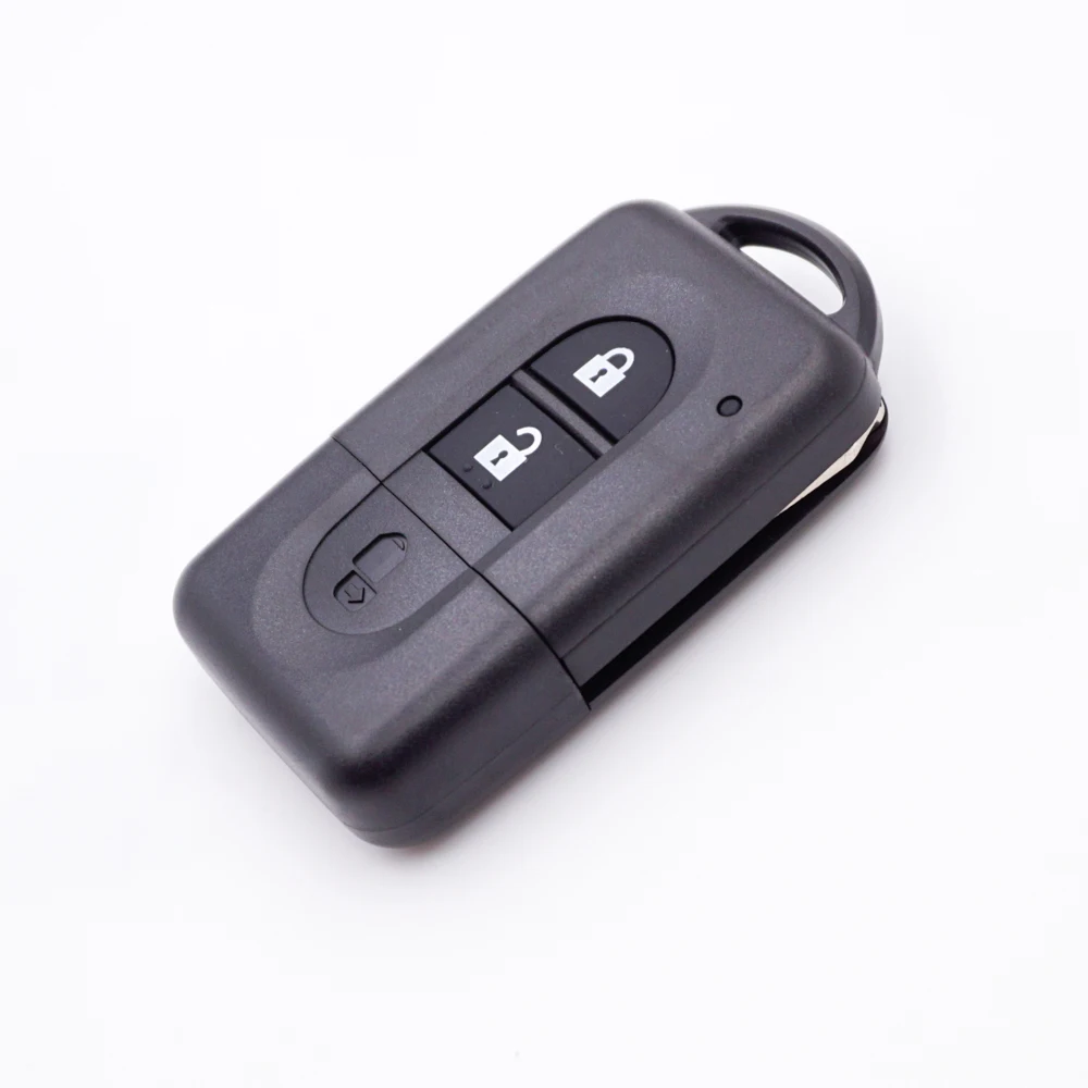 Cocolockey высокое качество автомобильный брелок для NISSAN MICRA K12 QASHQAI JUKE DUKE XTrail NAVARA 2 кнопки дистанционного ключа нерезанное лезвие