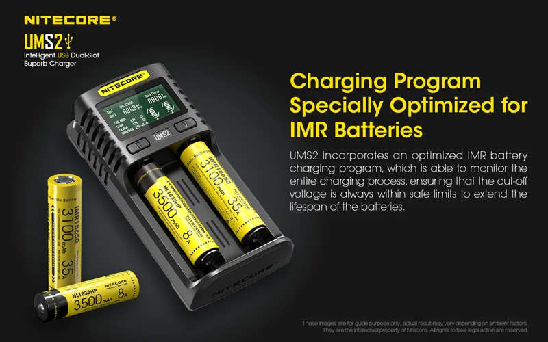 NITECORE UMS2 Dual-slot Superb Intelligent USB Charger (10)