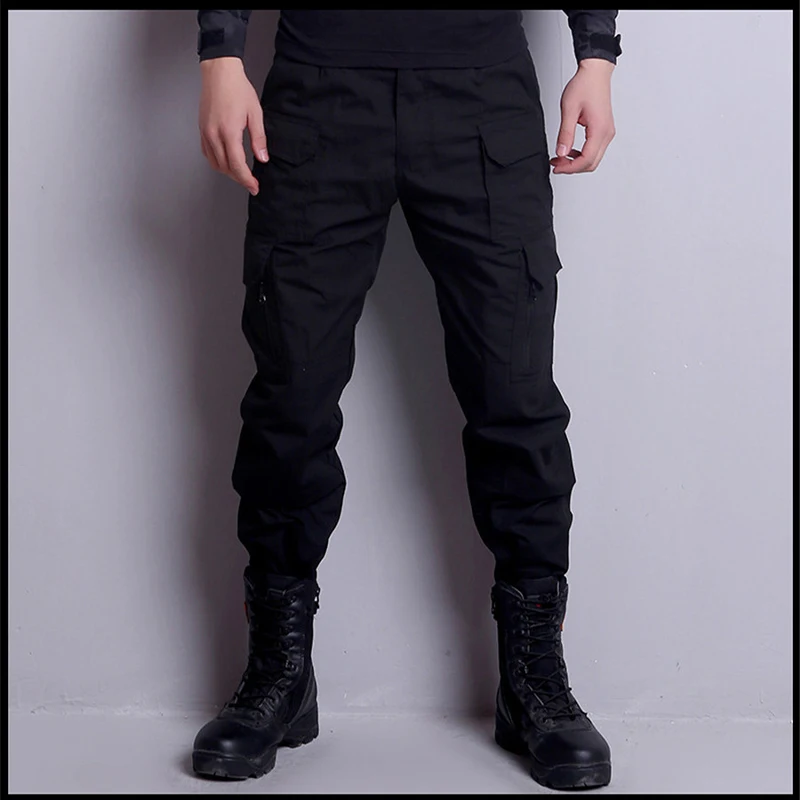 Outdoor Softshell Pants Men Waterproof Windproof Army Camouflage Tactical Fishing Hunting Trousers Wear-proof Cargo | Спорт и