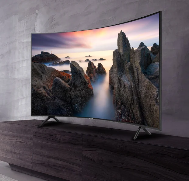 ЖК телевизор изогнутый экран 100 дюйма 4K несколько языков Wi Fi K TV Android OS smart