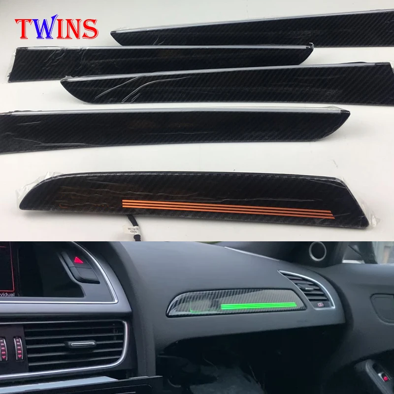 

Car LED ambient light For audi A4 B8 2010-2016 decorate lamp grain turbine air decorate lamp carbon look