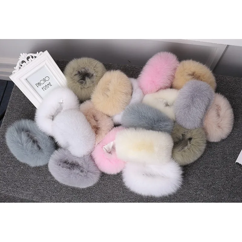 Высококачественные манжеты из лисьего меха FXFURS обогреватель для запястья