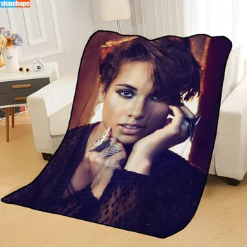 

Custom Alicia Keys Blankets for beds throw blanket soft blanket summer blanket anime blanket travel blanket