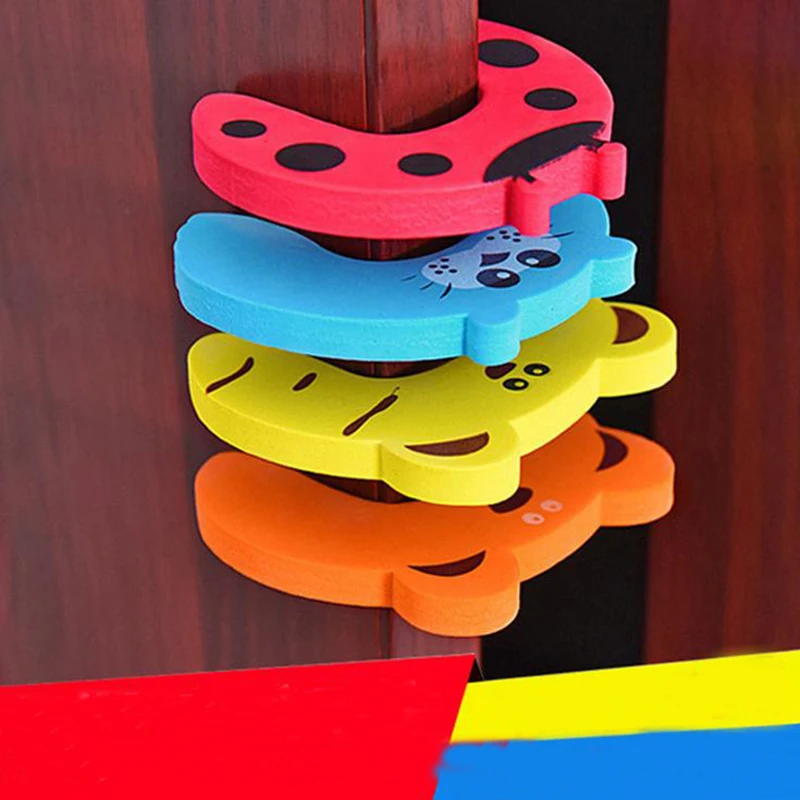 Furniture Blocked Stopper-Protection Door-Stops EVA Children Safe Cartoon Kid 3 3pcs