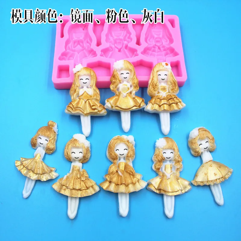 Ballet GIRL'S Fondant Cake DIY Bakery Decoration