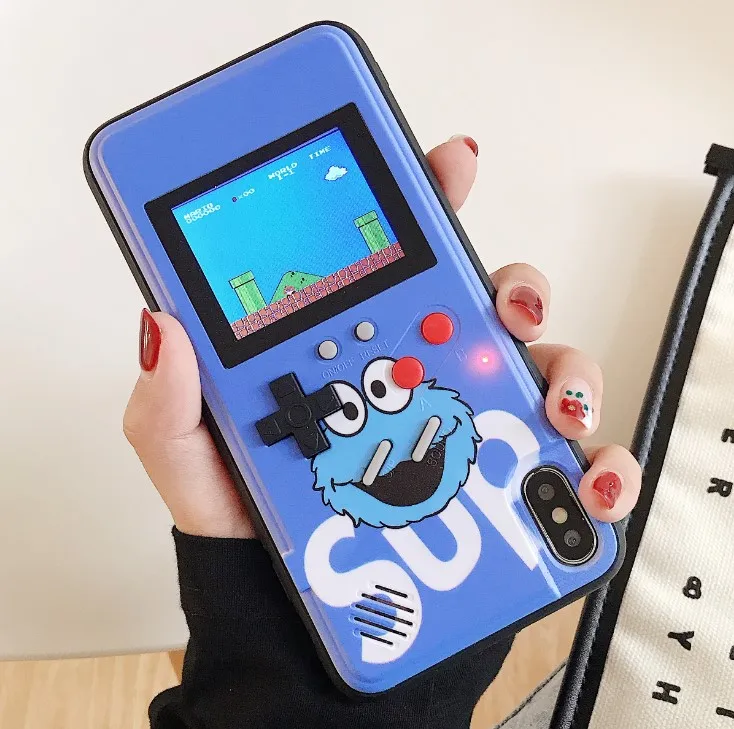 36 игр полноцветный дисплей игровой чехол для телефона для iPhone 7 8 Plus 6 6S plus X XS XR MAX 11 Pro max чехол Ретро игровой чехол - Цвет: 2