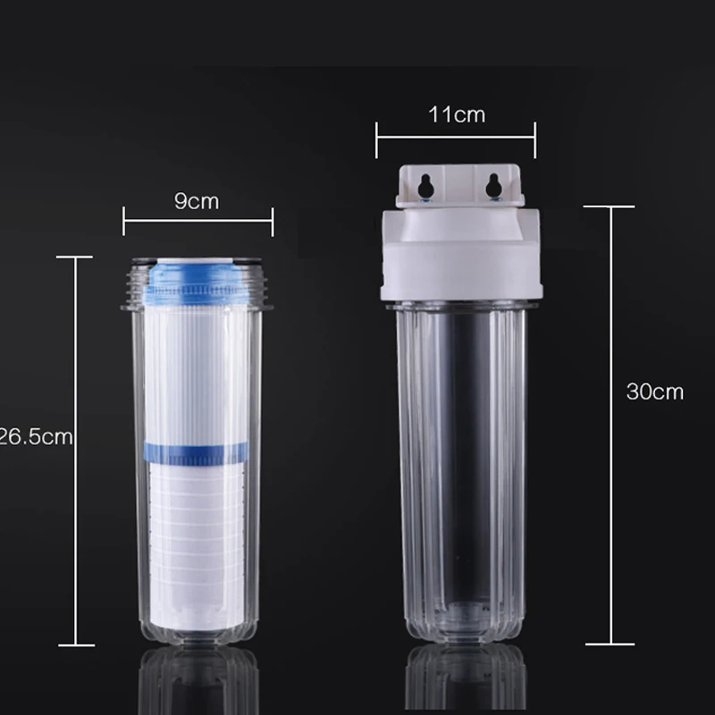 Description Picture 4 of item10 Universal inch Water Filter Front household filter With PP Cotton PET Filter Bottle Filter Barrel