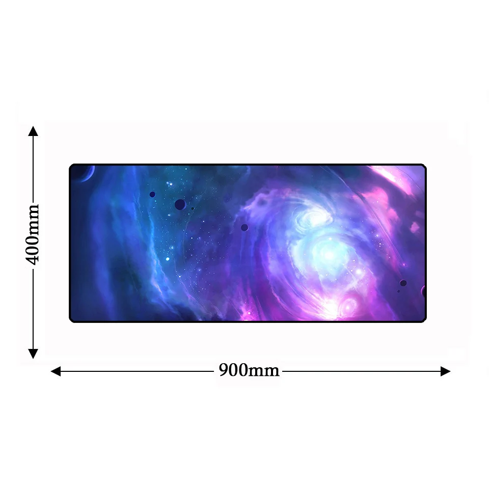 Пользовательские XL 900*400*3 мм коврик для мыши игровой Большой Космический