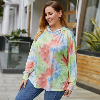 

2020 Fashion Autumn Winter Hoodie Sweatshirts Plus Size Women Long Sleeve Colorful Oversize Ladies Pullovers Casual Hooded Coat