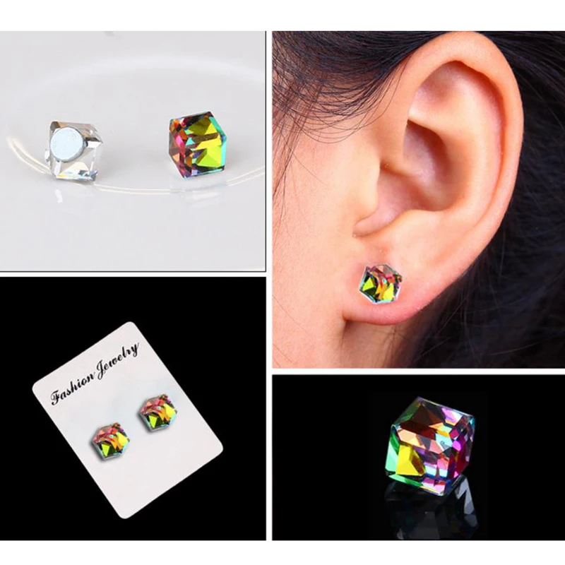 1 пара магнитные серьги для похудения пластырь Магнитный Магнит здоровья ленивая