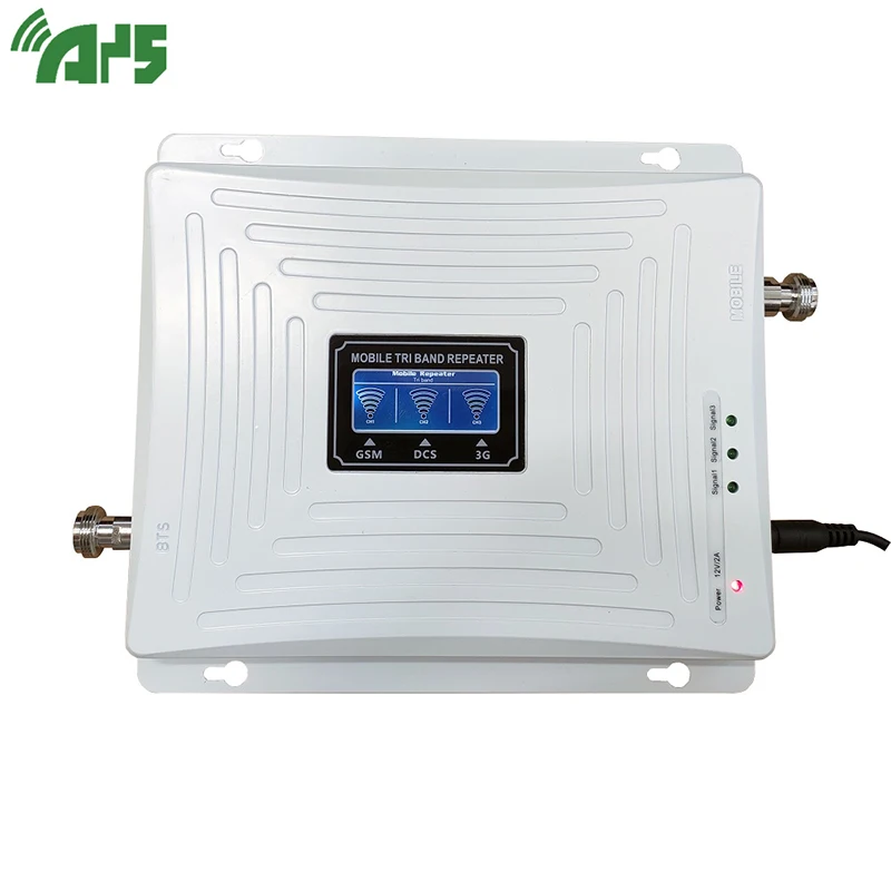  2G 3G 4G Triple band Cell Phone Signal Booster GSM 900 LTE 1800 WCDMA 2100 mhz Mobile Cellular Sign