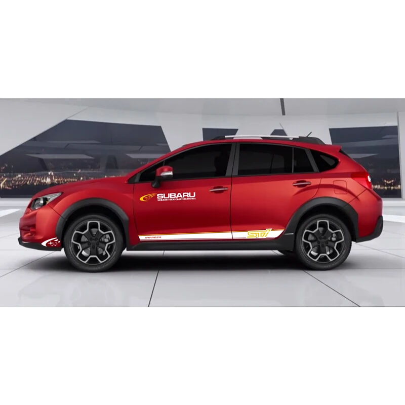 World Datong, Спортивная Автомобильная наклейка для Subaru 16-18 XV Mark Levinson, автомобильные наклейки с обеих сторон, спортивные авто наклейки, наклейка, автомобильная виниловая пленка