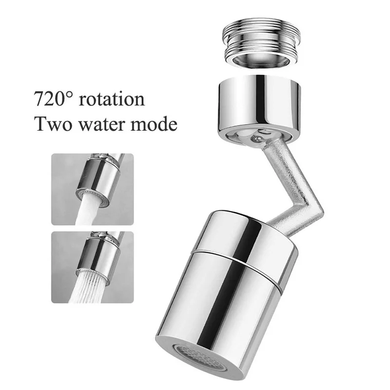 720 Degree Universal Splash Filter Faucet Spray Head Wash Basin Tap Extender Adapter Kitchen Tap Nozzle Flexible Faucets Sprayer