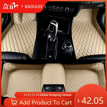 

KADULEE Custom car floor mat For mazda cx-5 cx-7 6 3 6ATENZA mazda 5 cx-9 cx-3 MX-5 2009-2014 waterproof car accessories