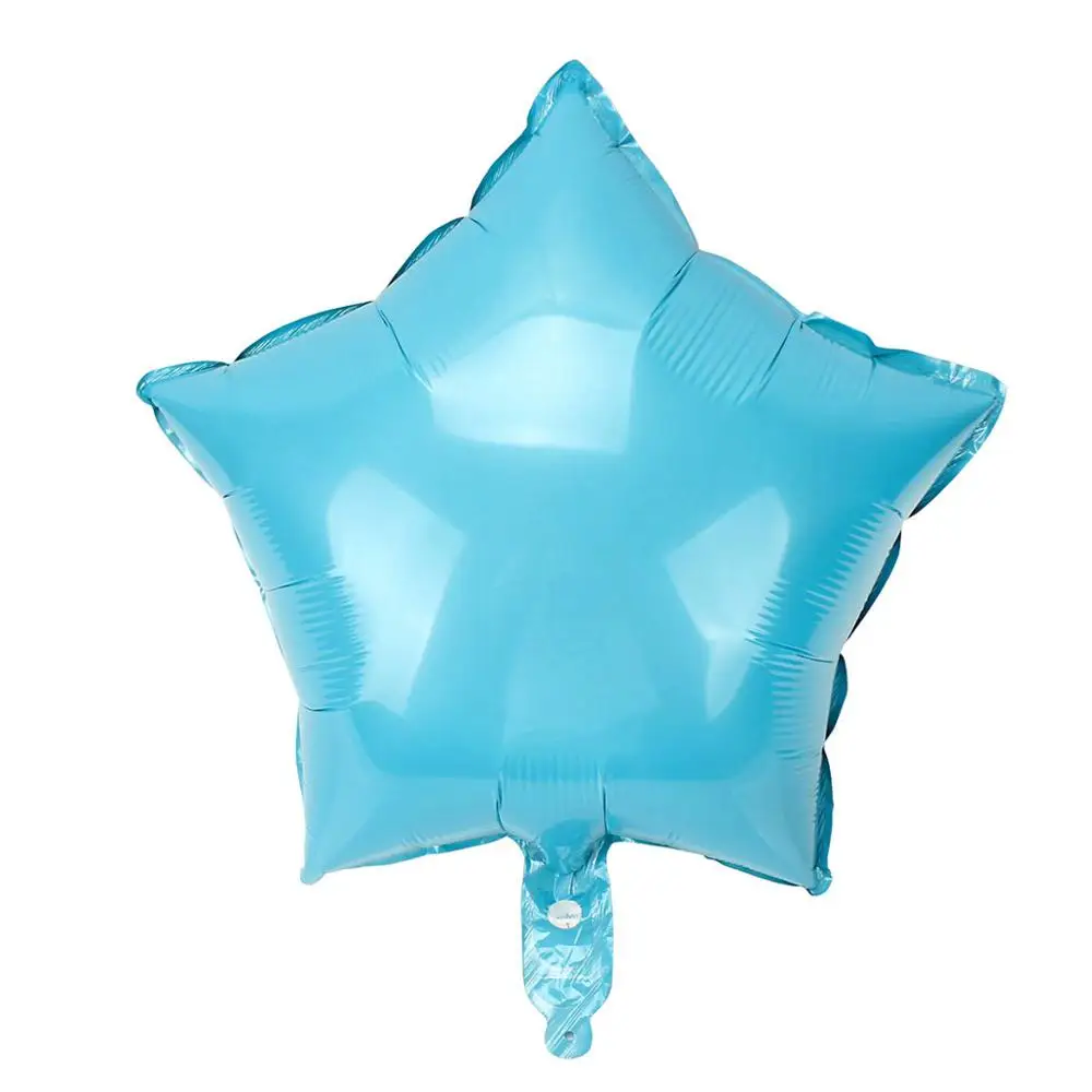 tiffany star 6 шт. Звездный воздушный шар из фольги украшения на день рождения 1-й первый день рождения для маленьких мальчиков и девочек вечерние для детей, для взрослых, для свадьбы, Декор - Цвет: tiffany star