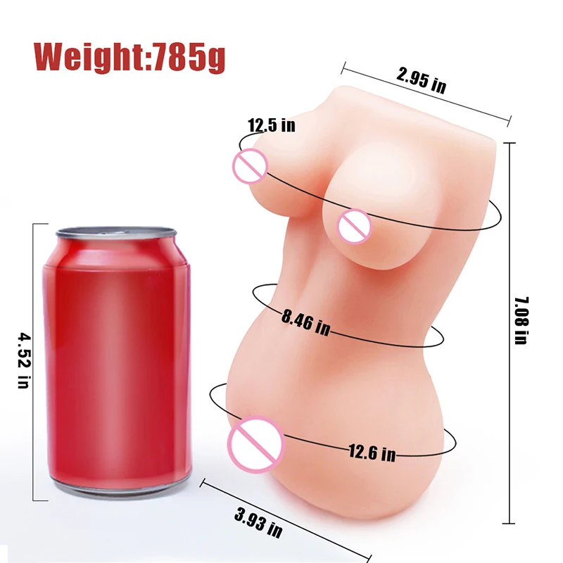 Male Masturbator Soft TPE Vagina Anal Realistic Masturbation Cup Breast 3D Doll Oral Sex Masturbation Erotic Sex Toys For Men