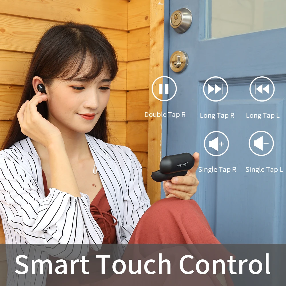 Спортивные Беспроводные наушники JadeAudio(FiiO) EW1 TWS IPX5 Bluetooth aptX V5.0 с поддержкой aptX/AAC