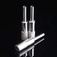Высокое качество Профессиональная 16 мм рукоятка из нержавеющей стали само-задняя трубка задняя Татуировка ручка татуировка трубка с задней стволовой#133