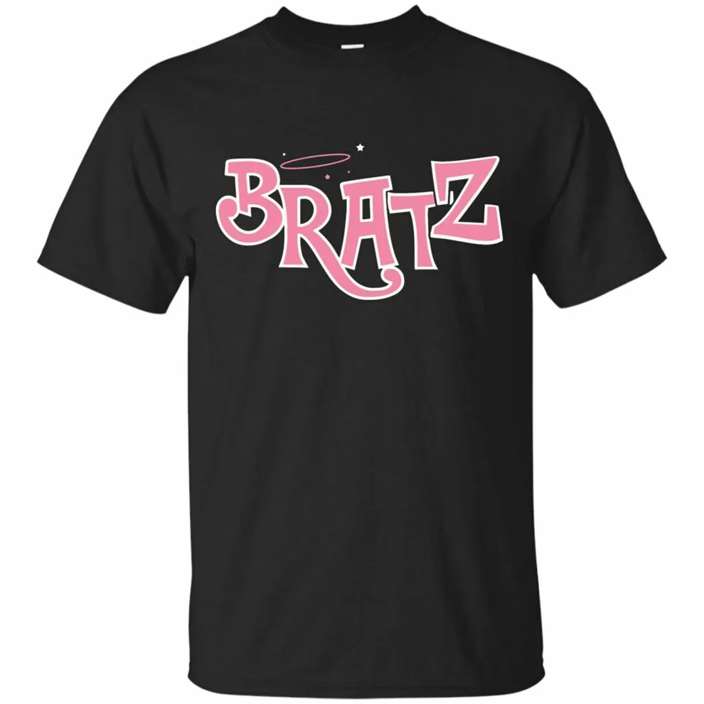 Bratz Angelz футболка для мужчин женщин детей подарки короткий рукав черная S-3Xl