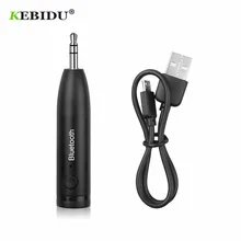 KEBIDU Mini 3,5 мм разъем Bluetooth автомобильный комплект Handsfree Музыка Аудио приемник адаптер авто Bluetooth 5,0 для автомобиля динамик наушники