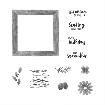 

2020 New Metal Cutting Dies and Scrapbooking For Paper Making Floral Leaf Embossing Frame Card Craft Clear Stamps Set