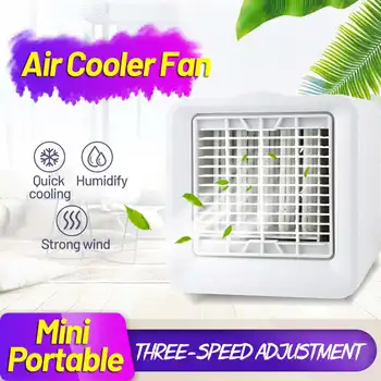 

USB 3 Modes Portable Air Cooler Fan Personal Space Cooler Water Fan Ice Cooling Fan Air Conditioner Fan Device Home Office Desk
