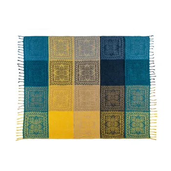 

Nordic Minimalist Modern Soft Upholstery Fabric Blanket Sofa Blanket Down Blanket Plush Leisure Blanket Literary Blanket