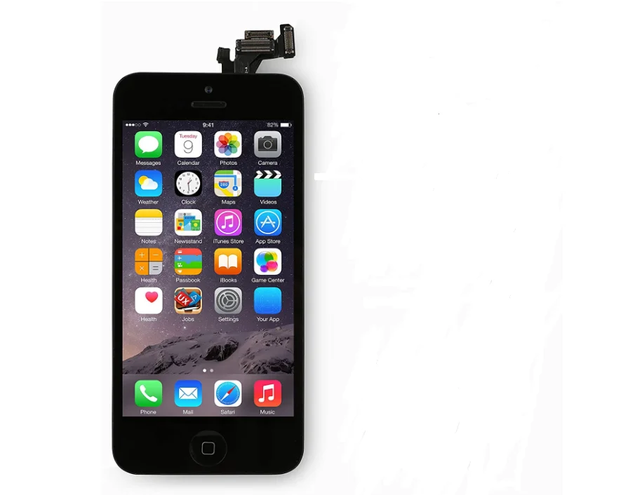

Screen Replacement for i5 LCD Touch Display Digitizer Include Home Button + Front Camera Full Pre-Assembly Kit