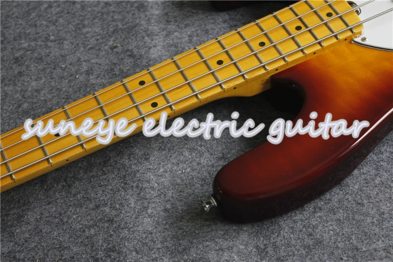 New Arrival Music Man Style Sting Ray Bass 4 String Electric Bass Guitar Basswood Guitar Body Bass Guitar Kit Custom Available