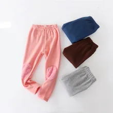 Bailiweini/ г. Осенне-зимние новые стильные леггинсы для девочек бархатные леггинсы до колена