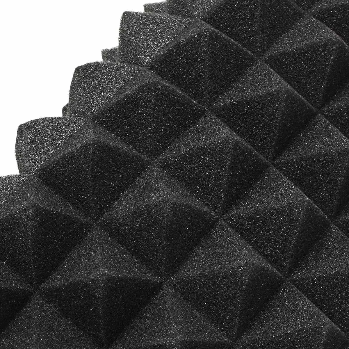 1 шт. 4 см 50x50 см Звукопоглощающая пена для звукоизоляции домашняя студия акустическая обработка поглощающая плитка полиуретановая пена