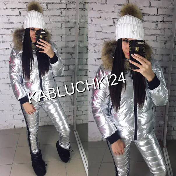 Женская зимняя парка набор 2019 теплая Толстая куртка с капюшоном женских парок
