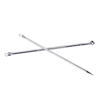 

2Pcs Double Side Blackhead Remover Tool Kit Blemish Acne Pimple Extractor Acne Needle Hot Selling
