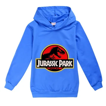 

Jurassic Park Boys Hoodies Sweatshirts Dinosaur World Fashion Pullover Hoodie Children Kids Girls Casual Hooded Sportswear Tops