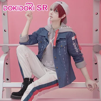 

DokiDoki-SR Anime My Hero Academia Cosplay Todoroki Shoto Dinosaur Doujin Boku No Hero Academia Costume Todoroki Shoto Cosplay