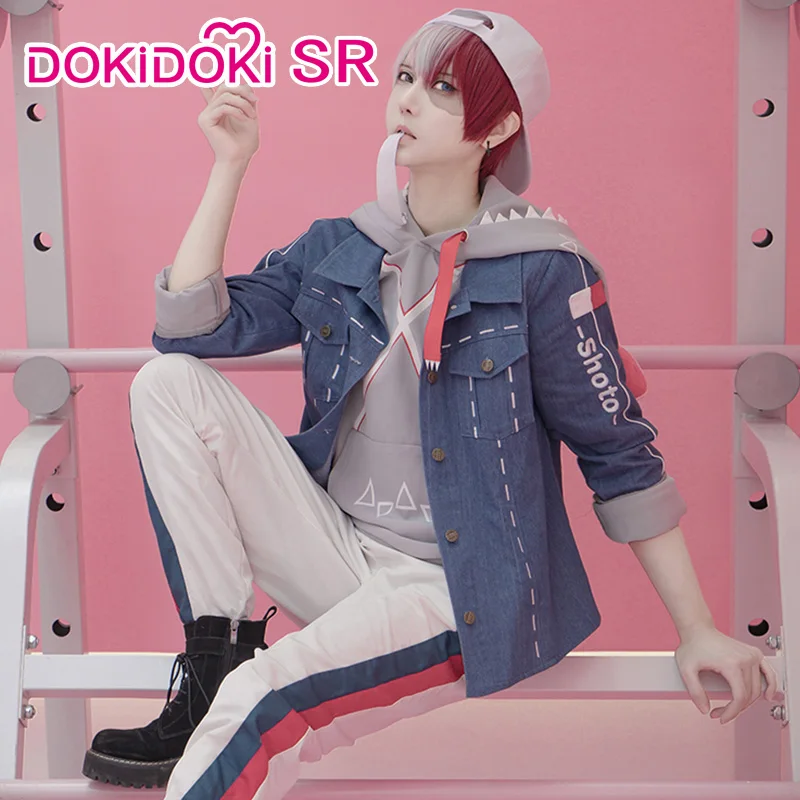 DokiDoki-SR аниме My Hero Academia Косплей Todoroki Shoto динозавр дуцзинь Boku No костюм | Тематическая