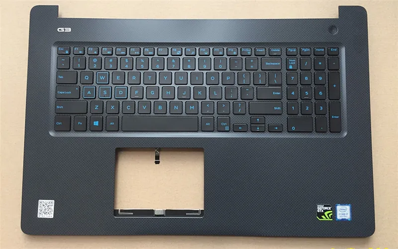 98% чехол для ноутбука Dell Cruise G3 3779 клавиатура C оболочка с английской подсветкой Клавиатура синяя крышка
