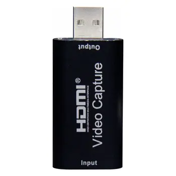 

HDMI Capture Card USB2.0 HD Capture Card For Game Video OBS Live Recording Box Adapter Support Windows/Android/MacOS