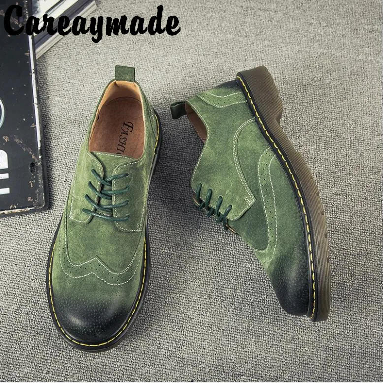 Careaymade Новые Модные низкие Туфли мартинсы однотонные с круглым носком удобные