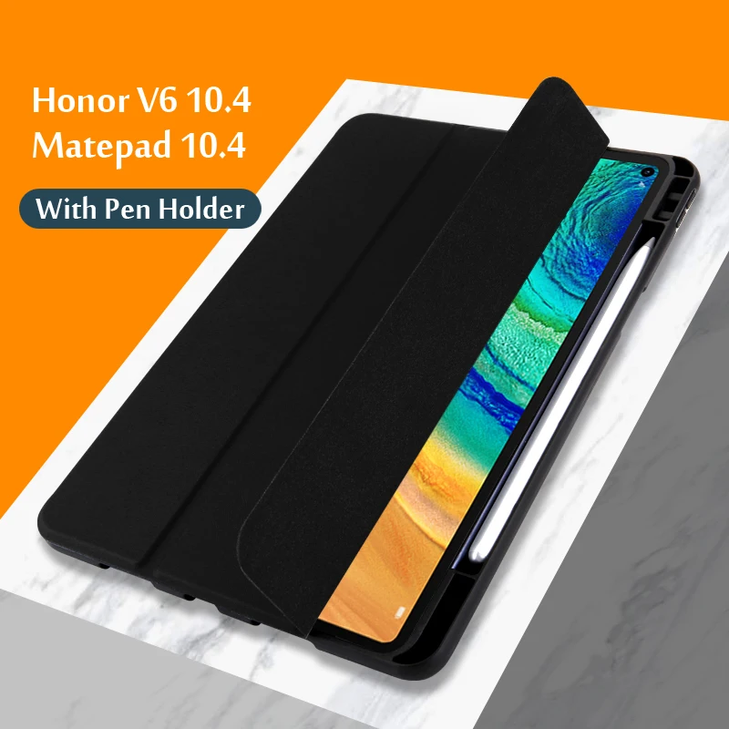 Чехол для Huawei Honor V6 10 4 KRJ W09 с держателем ручки Магнитный чехол подставка Matepad BAH3