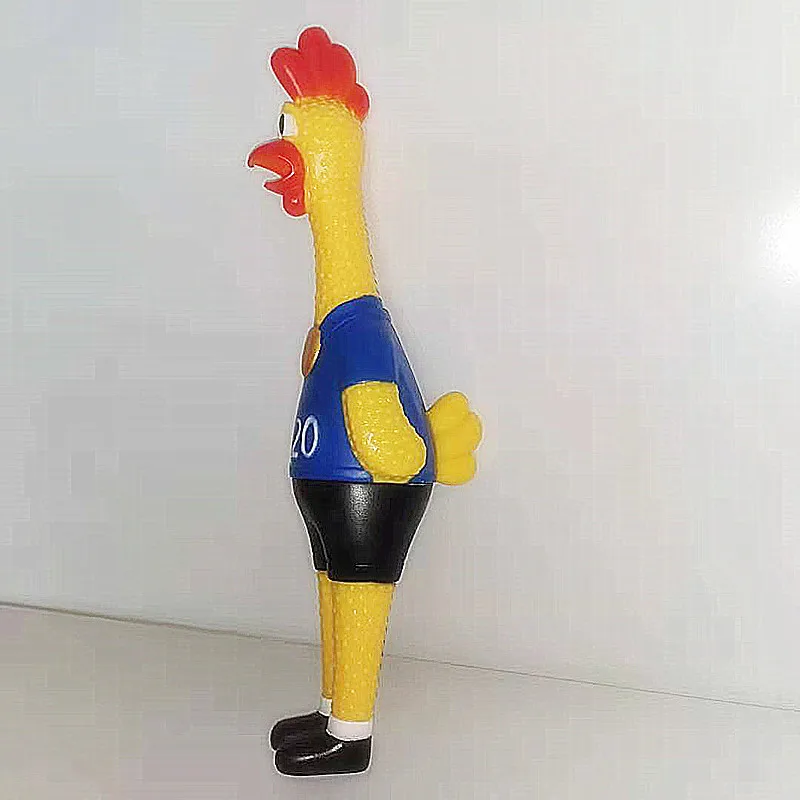 Новый стиль 2020 Олимпийский куриный Кубок мира футбол курица добавить в Забавный реквизит сжатый звук делая вентиляцию пародия игрушка