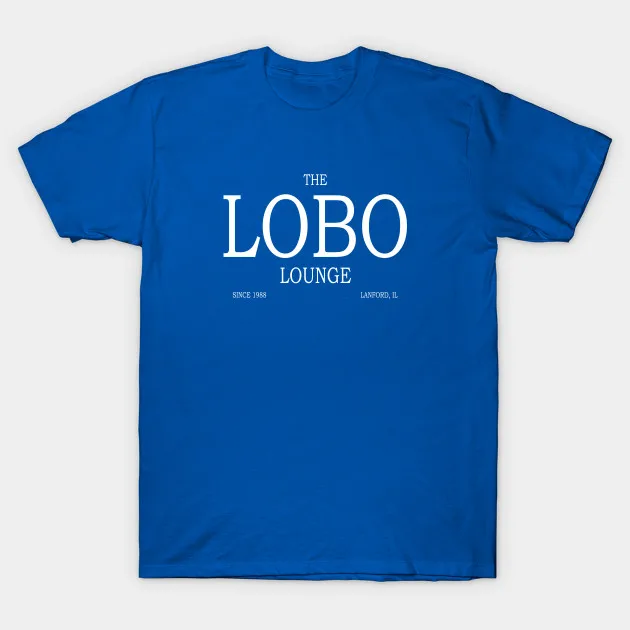 Мужская футболка The Lobo Lounge Lanford Illinois женская | одежда