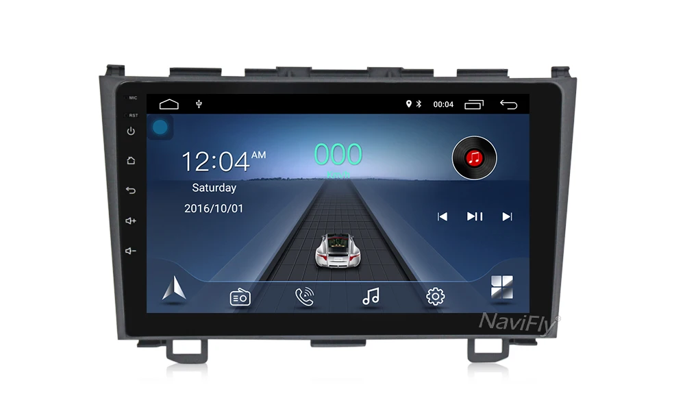 Excellent NaviFly Android 8.1 Car GPS Navigation for Honda CRV CR-V 2007-2011 Multimedia player Video Stereo FM Autoradio BT Wifi Map RDS 11