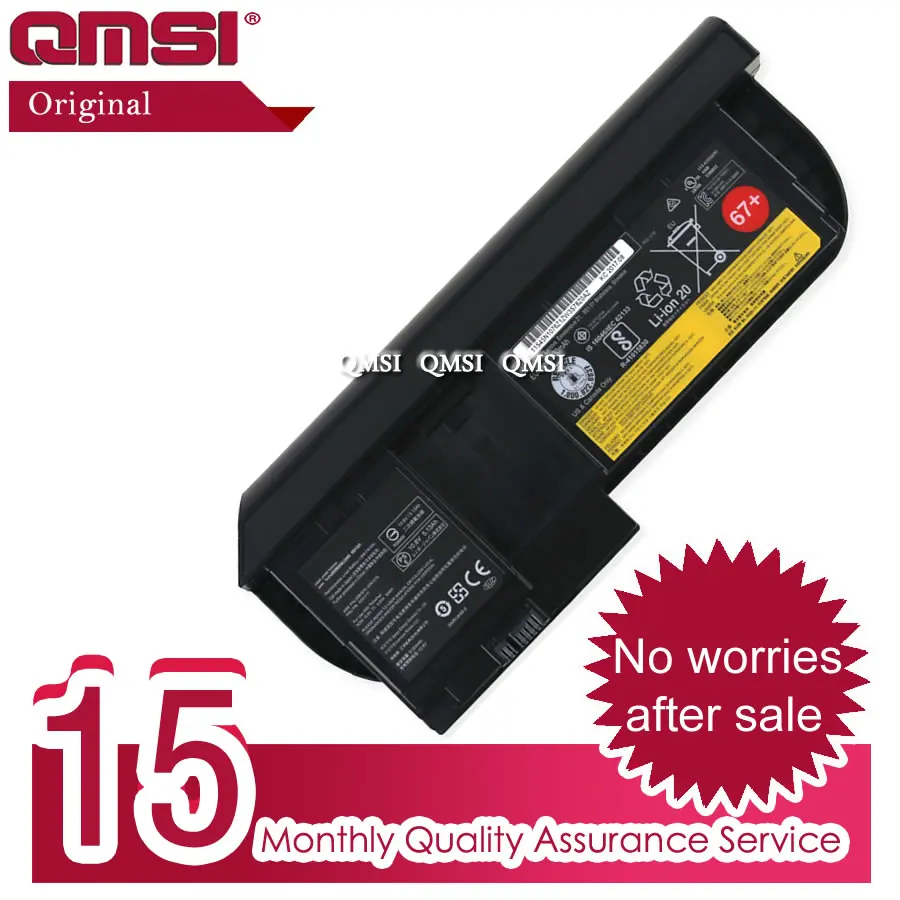 QMSI 11 1 V 63Wh 5130 мА/ч оригинал 45N1075/76/78/79 42T4880/1/2 0A36317 батарея применить к Lenovo ThinkPad X220T X230T