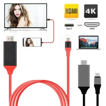 USB-C type C к HDMI кабель 4 к* 2 к HD Видео Аудио зарядный кабель-адаптер для samsung Galaxy Note 8 LG G6 G5 V20 huawei P9 P10 Plus